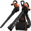 BLACK+DECKER BEBLV300 Bladblazer - 3000W - 72L ruggedragen opvangzak - zuigen, blazen en versnipperen