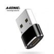 A-Konic© USB-C naar USB convertor | opzetstuk | office | USB 3.1 to USB C HUB | pc | laptop | USB C naar USB A female | telefoon | adapter |Surface | Dell | HP | Samsung | USB-A | Lenovo