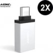 A-Konic© set van 2 USB-C naar USB-A adapter OTG Converter USB 3.0 | |2 pack| USB C to USB HUB