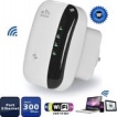 Wifi Versterker + Gratis Internet Kabel - 300Mbps - Repeater - Stopcontact - Draadloos en Bedraad