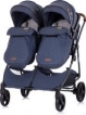 Duo Kinderwagen 0+ new borns Chipolino Duo Smart Denim met luiertas