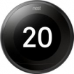 Google Nest Learning Thermostat - Slimme thermostaat - Zwart