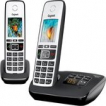 Gigaset A670A - Duo DECT telefoon - met antwoordapparaat - Zilver/Zwart