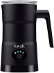 kwali.® Premium Melkopschuimer Electrisch - 4-in-1 Melkschuimer - Milk Frother - Opschuimer - Mat Zwart