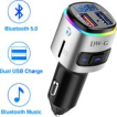 DW-G Bluetooth FM Transmitter - Auto Lader - Carkit - Handsfree - MP3 - USB - SD Kaart - Snel Lader - Bluetooth Audio Receiver