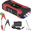 Livewell Jumpstarter auto met Lifehammer en LED verlichting 12-19V - 4 USB 5V/2.4A Poorten - 20.000mAh - Powerbank - SOS Noodlicht - Starthulp - Startbooster - Startkabels - Rood/zwart