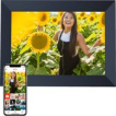 Denver Digitale fotolijst FULL HD 10.1 inch - Frameo App - Fotokader - 16GB - IPS Touchscreen - PFF1064 - Zwart