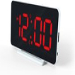 Caliber Slim-line Digitale Wekker Dual Alarmklok Groot Rood Display USB Poort (HCG022)