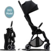 Hamilton by Yoop S1 Plus Buggy – Nieuw en Hoger 2023 model – Premium Budget Stroller met One Hand Folding Technologie – Zwart/Antraciet – Lichte, Verstelbare en Wendbare Kinderwagen met vele Gemakken