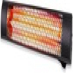 alpina Heater Terrasverwarmer - Elektrische Verwarming - Verwarmd én Verlicht - Binnen en Buiten Gebruik - Infrarood - Hangend - 2000W