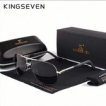 Kingseven Zwart Grijs -Gepolariseerd - Zonnebril Heren - Sunglasses - Zomertrend