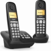 Gigaset AL220A Duo v2 - Duo DECT telefoon met antwoordapparaat - Zwart