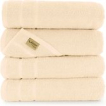 Satize Comfort Handdoeken 70x140 cm - Set van 2 - Badhanddoeken hotelkwaliteit - 100% katoen - Gebroken Wit