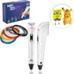 Sanbo 3D Pen Starterspakket - Incl. 50 Meter Filament & Tekenboek - Wit - Kinderen