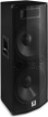Actieve speaker - Vonyx CVB215 actieve 1600W speaker met dubbele 15'' woofer, Bluetooth en mp3 speler - Zwart