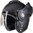 Beon B702 Reverse Systeemhelm Scooterhelm Motorhelm Mat Zwart - Maat M / 57 cm