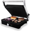 Tomado TGC4001S - Grote contactgrill - Instelbare temperatuur - 2000 Watt - Zwart/RVS