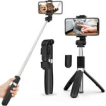 Selfie Stick Universeel - Tripod - 3in1 SelfieStick - Bluetooth - Selfie Stick Tripod - iPhone - Samsung - Selfiestick Universeel