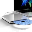 PiXXO® Externe CD/DVD Speler voor Laptop en PC - DVD Brander - USB 3.0 en USB C - Windows, Mac en Linux  - Plug & Play - Inclusief Draagtas en Kabel - Aluminium