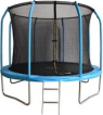 Trampoline - 244 cm - met veiligheidsnet & ladder - blauw - tot 150 kg belasting