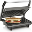 Tristar Contactgrill GR-2650 – Panini grill met anti-aanbaklaag – Zwevend deksel - Zwart