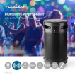 Nedis Bluetooth® Party Boombox - 3.5 uur - 4.1 - 210 W - Media afspeelmogelijkheden: AUX / USB - IPX5 - Koppelbaar - Handgreep - Feestverlichting - Zilver / Zwart Nedis Bluetooth® Party Boombox - 3.5 uur - 4.1 - 210 W - Media afspeelmogelijkheden: AUX / USB - IPX5 - Koppelbaar - Handgreep - Feestverlichting - Zilver / Zwart