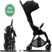 Hamilton by Yoop X1 Plus Buggy – Nieuw, Hoger, Uitgebreider 2023 Model – Premium Stroller met One Hand Folding Technologie – Zwart – Lichte, Verstelbare en Wendbare Kinderwagen met vele Gemakken