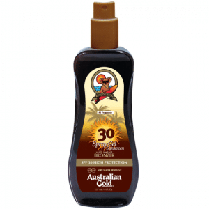 Australian Gold SPF 30 Spray Gel Zonnebrand met Bronzer - 237 ml