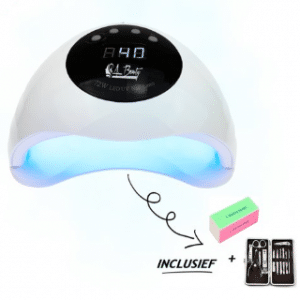 A Beauty UV-LED - Droogt 2 Handen Tegelijkertijd – met Manicure set & Polijstblok
